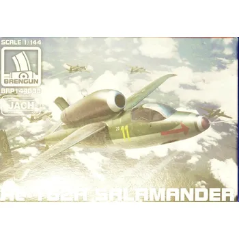 Plastikový model 1/144 He-162A Salamander (plastic kit)