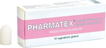 Lék na ženské potíže Pharmatex Vaginální globule 10 ks