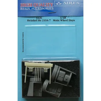 Plastikový model 1/48 Heinkel He 219A-7 main wheel bays (TAM)