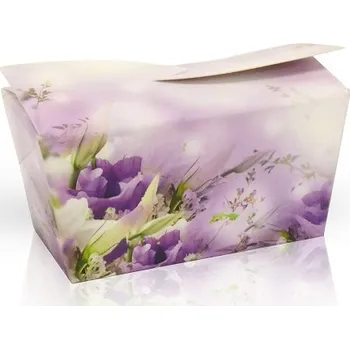 Bonboniéra Selllot, s.r.o., K Hájům 34, 155 00 Praha 5 - Vyrobeno v Itálii Výběr čokoládových pralinek 28 g - fialové květy