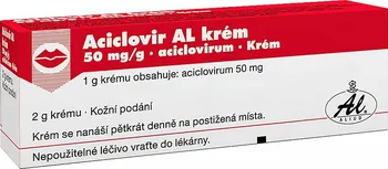 Lék na kožní problémy, vlasy a nehty Aciclovir AL krém 100 mg/g