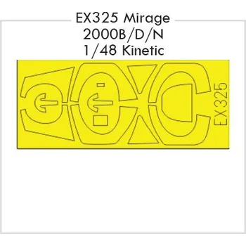 Plastikový model Mask 1/48 Mirage 2000B/D/N (KIN)