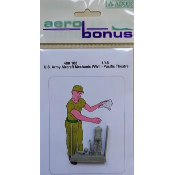 Plastikový model 1/48 US Army aircr.mechanic WWII Pacific theatre 2