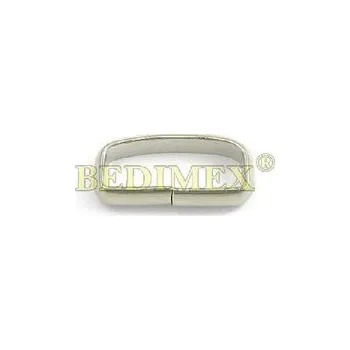 vsuvka kovová plochá velká 32 x 13 mm-nikl celé balení