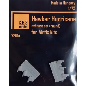 Plastikový model 1/72 Hawker Hurricane exhaust set - round (AIRF)