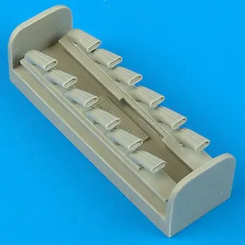 Plastikový model Quickboost 1/32 Bf 109G/K exhaust (HAS)