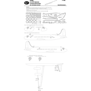 Plastikový model 1/72 Mask DC-4 EXPERT (REV 04947)