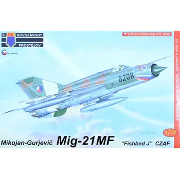 Plastikový model 1/72 MiG-21MF 'Fishbed J' - CZAF (4x camo)