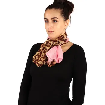 Šátek Glara Kruhový dámský šátek s leopardím potiskem 212694