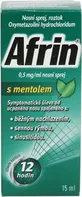Afrin s mentolem 0,5 mg/ml 15 ml