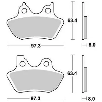 Autodíl Sifam Brzdové destičky VESRAH VD9022JL