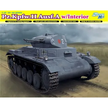 Plastikový model Dragon PZ.KPFW.II Ausf.A Poland 1939 1:35