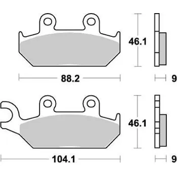 Autodíl Sifam Brzdové destičky VESRAH VD252/2