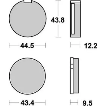 Autodíl Sifam Brzdové destičky VESRAH VD309