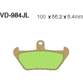 Autodíl Sifam Brzdové destičky VESRAH VD984JL