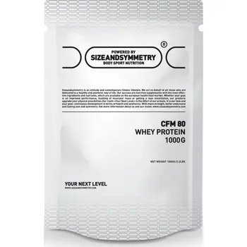 Protein SizeAndSymmetry Nutrition Whey CFM WPC 80 1000 g