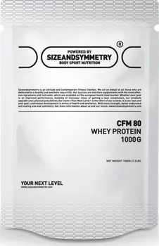 Protein SizeAndSymmetry Nutrition Whey CFM WPC 80 1000 g