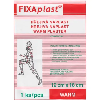 Náplast FIXAplast Warm hřejivá náplast 12 x 16 cm 1 ks