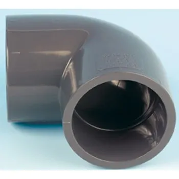 PVC koleno 90°, ø 50 mm, připojení lepení x lepení