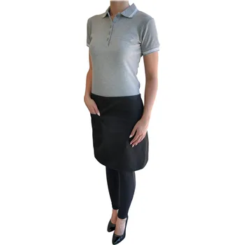 Kuchyňská zástěra Vondrak & Company | Dámské polo s pruhem - šedé