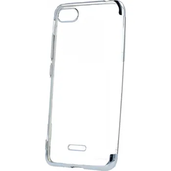 Pouzdro na mobilní telefon Kryt Xiaomi Redmi 6A silikon stříbrný (obal neboli pouzdro na Xiaomi Redmi 6A)