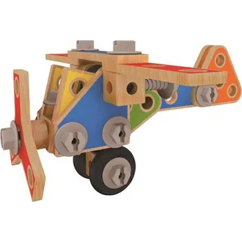 Dřevěná hračka HAPE Master Set Malý stavitel E3081