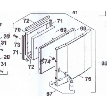 Kotel Dakon Dveře spodní DAKON FB 2 AUTOMAT 8738127065