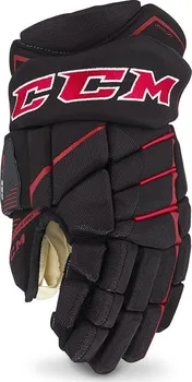 Hokejové rukavice CCM Jetspeed FT390 Jr rukavice černé/červené 2018/19  12" 