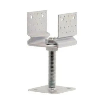 Patka s deskou šroubovací 80x80 galvanický zinek, základna 110x110