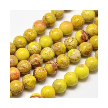 Korálek Regalit žlutý 8mm (6ks)