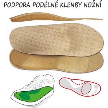 Vložka do bot SVORTO Vložky pro podélné plochonoží 054 vel.36-46, --- - 40