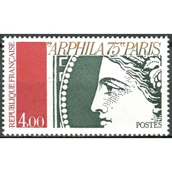 Poštovní známka Post France (1975) MiNr. 1919 ** - Francie - Mezinárodní výstava poštovních známek ARPHILA '75, Paříž (IV) - Ceres (detail známky z roku 1849)