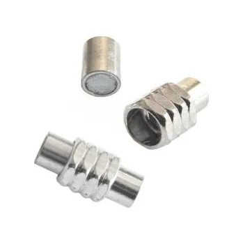 Magnetické zapínání vlepovací s platinovými proužky 4mm