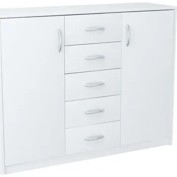 Komoda Komoda JULIUS K12D5S bílá