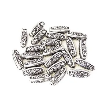 Dětské navlékací korálky Korálky plastové válečky 10g (cca 22ks)