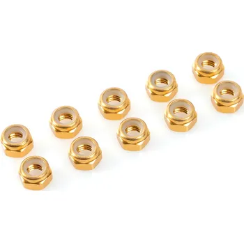 Matice Corally matice samojistná M4 hliník zlatá (10)