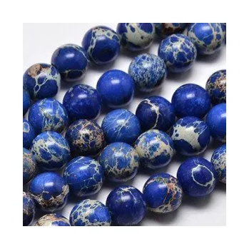 Korálek Regalit modrý 8mm (6ks)