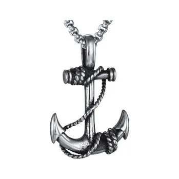 Přívěsek Přívěsek kotva 40x25mm chirurgická ocel