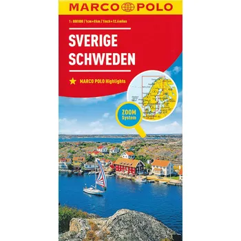 Marco Polo Švédsko 1:800 000 T