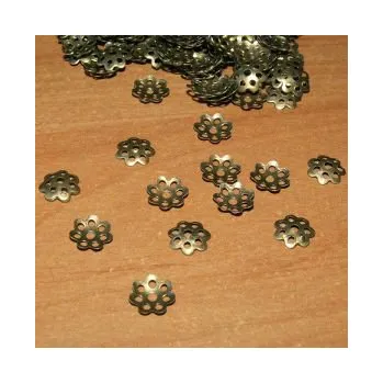 Materiál na výrobu šperku Kaplíky 6mm KB01 (100ks)