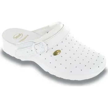 Dámská zdravotní obuv Scholl Clog Racy bílá