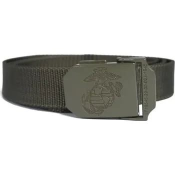 Opasek Mil-Tec USMC opasek s kovovou sponou Oliv