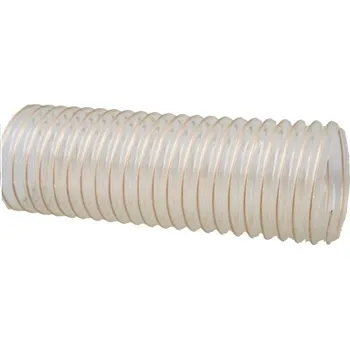 Zahradní hadice ESPIROFLEX FLEXADUR PU-2H FOOD (Podtlak (kPa): 20, Poloměr ohybu (mm): 260, Vnitřní průměr (mm): 130, Síla pásku (mm): 1,1, Hmotnost (kg): 0,96, Balení [MJ]: 10-15)