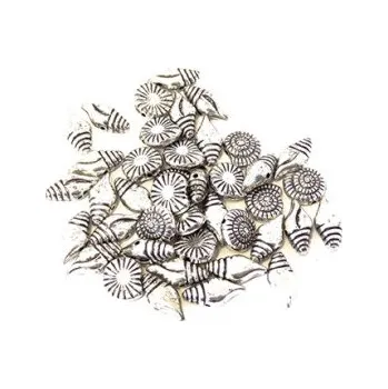 Dětské navlékací korálky Korálky plastové mořský mix 10g (cca 40ks)