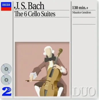 Zahraniční hudba J. S. Bach: The 6 Cello Suites - Maurice Gendron [2CD]