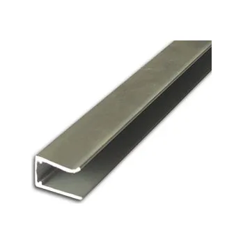 Stavební profil Al. profil U, jednoduchý 10/16mm, eloxovaný