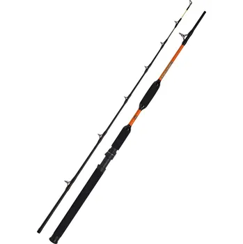 Rybářský prut WFT prut Never Crack Bank Cat II 3.50m 200-1000g, 2díl (Uhlíkový prut na sumce s laminátovou špicí.)