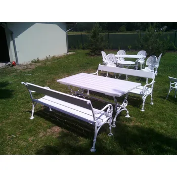 Zahradní sestava Souprava laviček a stolu Schönbrunn - Zlatý dub