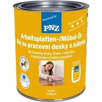 Olej na dřevo PNZ Olej na pracovní desky a nábytek 0,75l Odstín: Bezbarvý