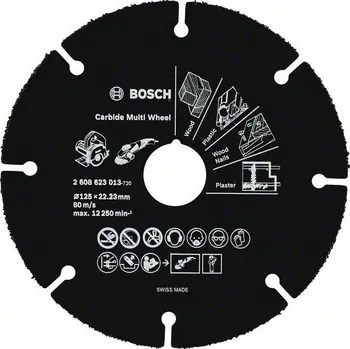 Řezný kotouč BOSCH Multi Wheel 2608623013 125 mm 